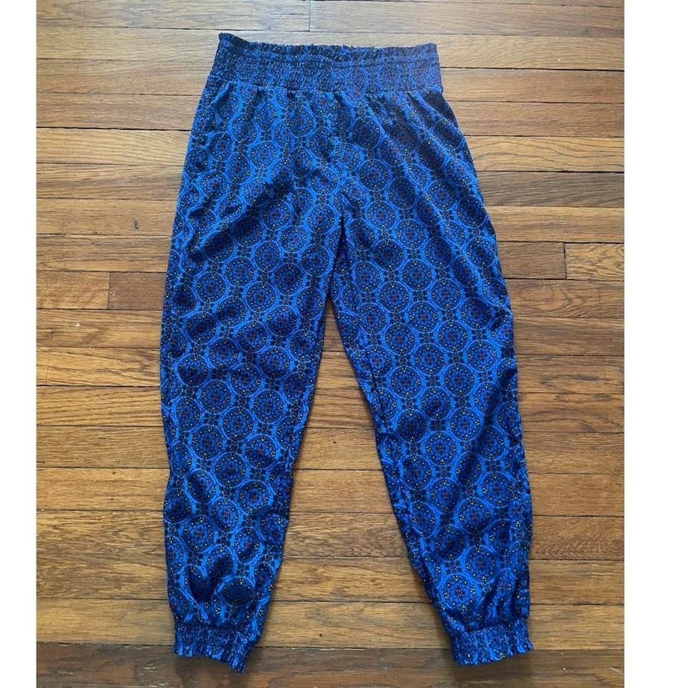 Aerie Blue Patterned Pants